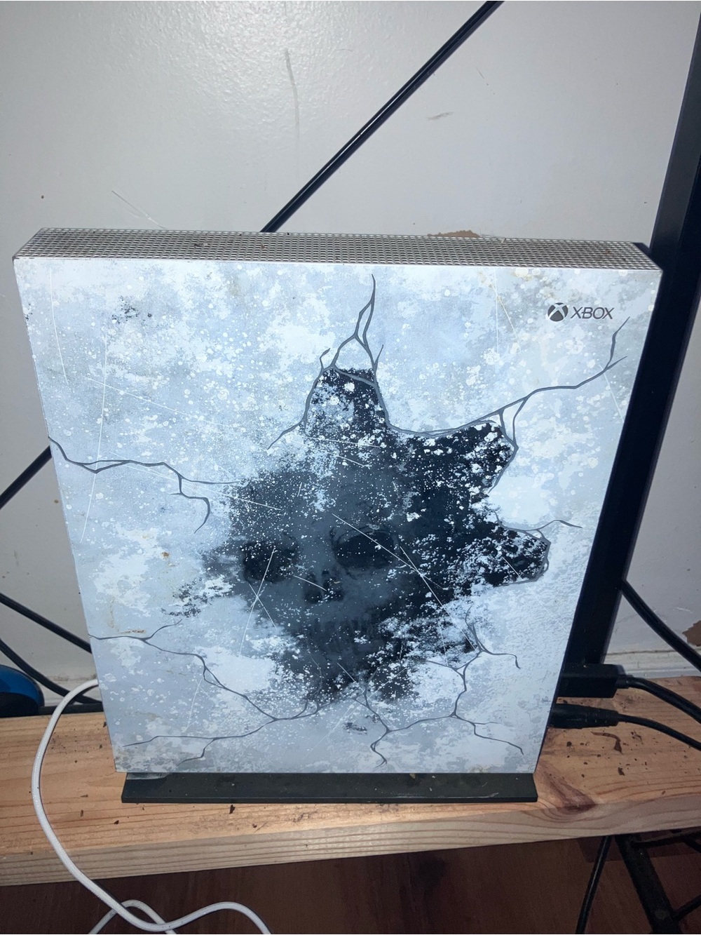 Xbox Custom Ice Blue Gears Console Panel